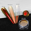 Chameleon Mirror Powder Nail Glitter Set - Holographic UV Gel Dust for Nail Art