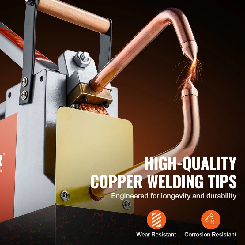 Portable Spot Welder 8KVA Handheld Metal Sheet Welding Machine for Stainless Steel and Aluminum