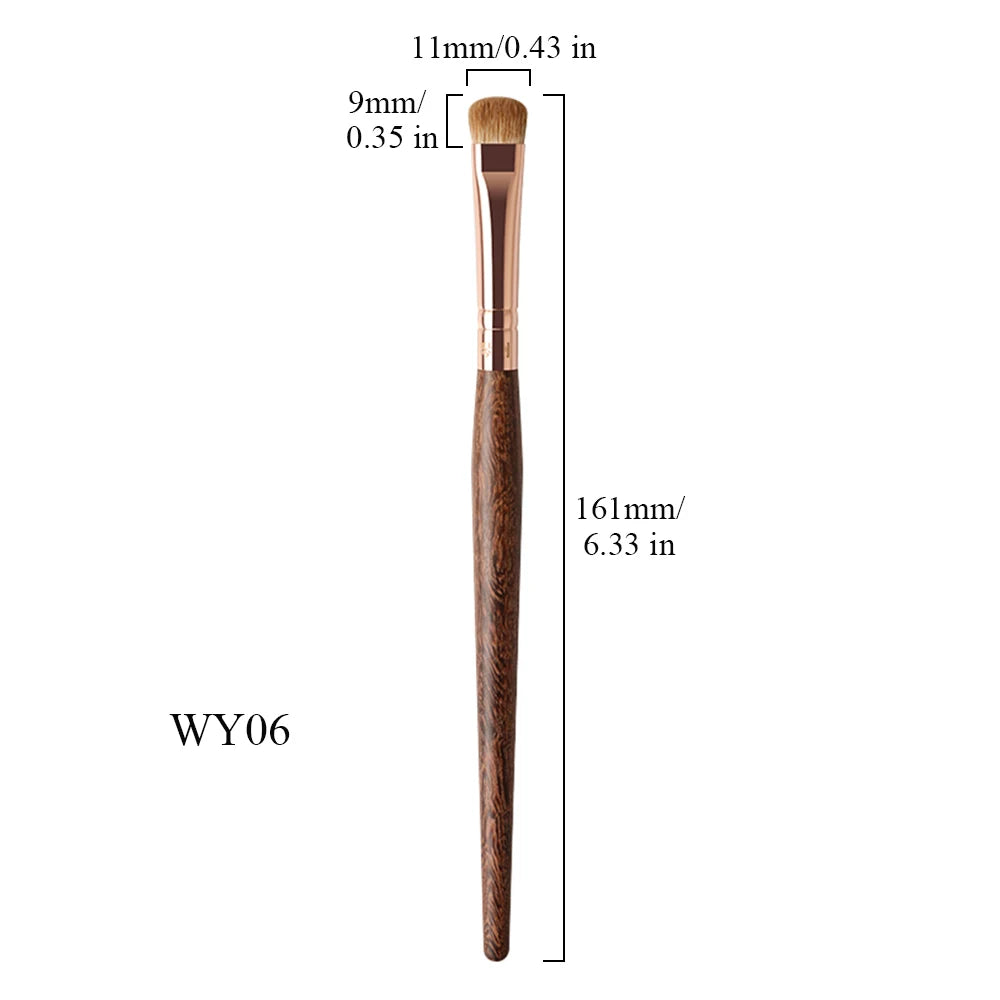 Professional Makeup Brush Smoky Eye Shadow Blending Brush with Rosewood Handle
