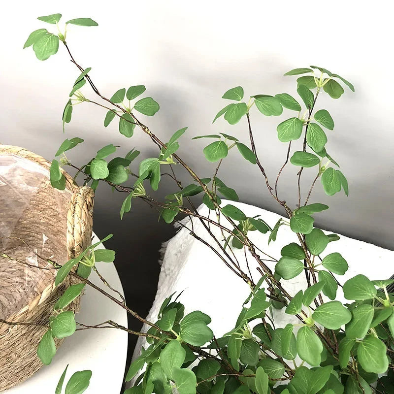 Artificial Indoor Green Plant Vine for Home Wedding and Party Decor, 45cm-115cm Branches