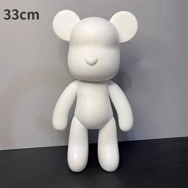 DIY Fluid Bear Sculpture Kit - Handmade Vinyl Bear Figurine for Home & Kids