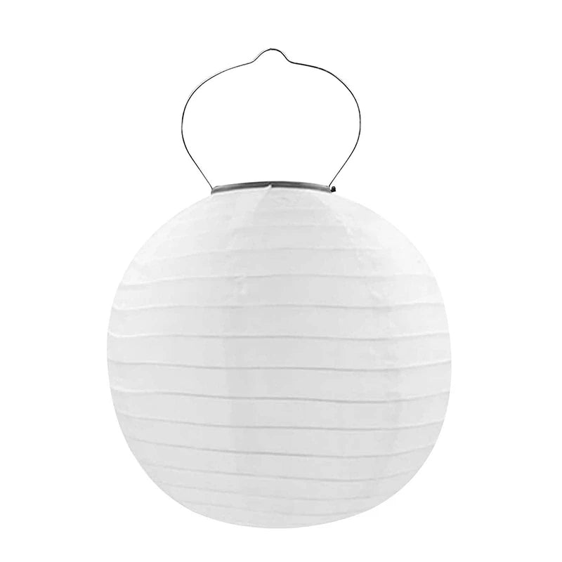 12-Inch Waterproof Solar Lantern Outdoor Decoration Globe Light