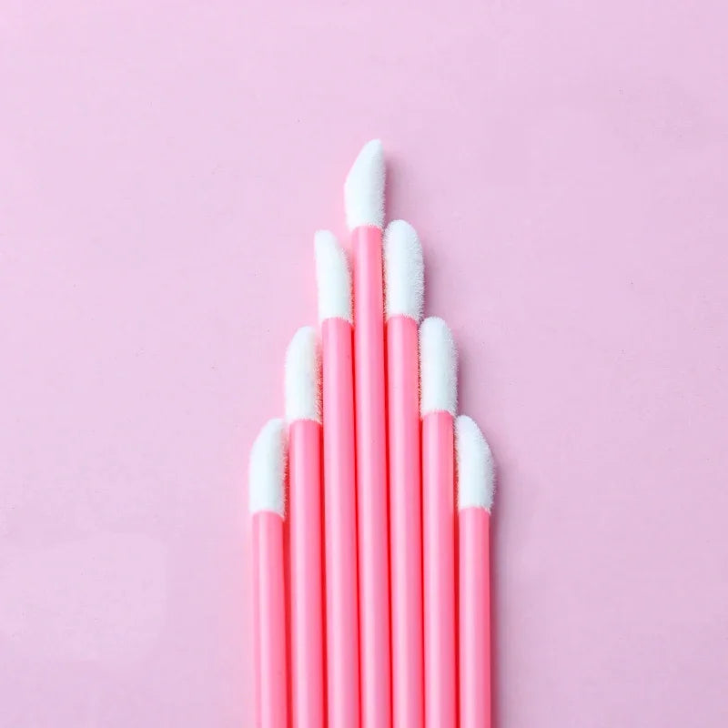 Disposable Lip Applicators 100 Pcs Makeup Lipstick Testers Wands - Hygienic & Precise