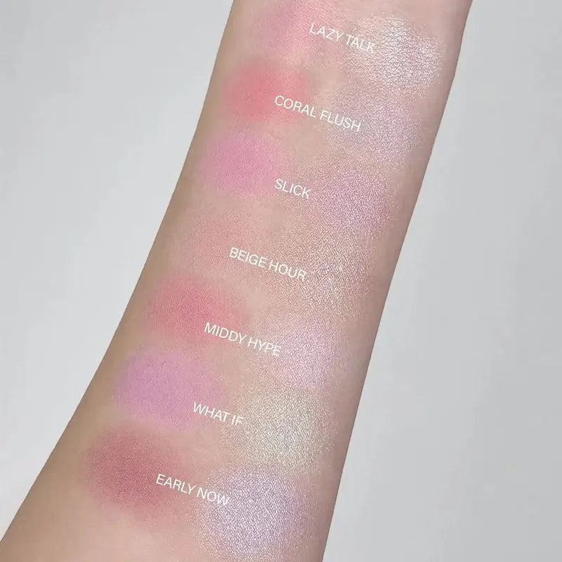 3CE Blushlighter Makeup Set - Face Sculpting & Dewy Finish, Multiple Colors