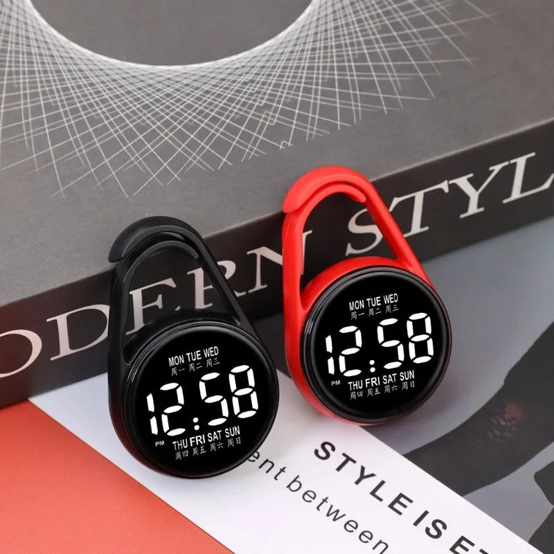 Digital Hanging Pocket Watch Waterproof Luminous Electronic Watch