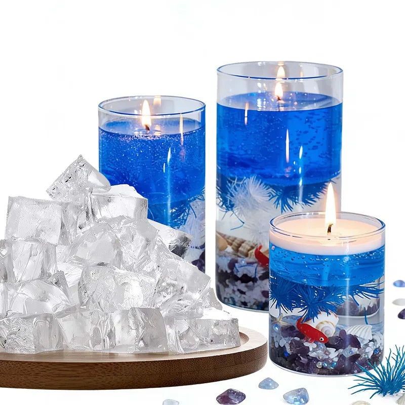 Clear Gel Wax for Candle Making & Jewelry Crafting - 100g/500g/1000g