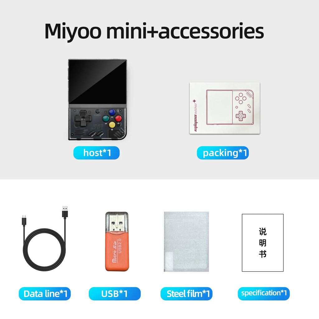 Retro Handheld Game Console with 3.5-Inch IPS Screen and Multi-Emulator Support
