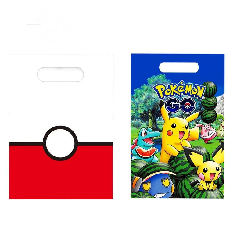 Kids Birthday Gift Bags Pack - Pikachu Party Decorations for Kids