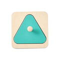 Baby Montessori Mirror Puzzle Busy Board Wooden Educational Toy for Toddlers