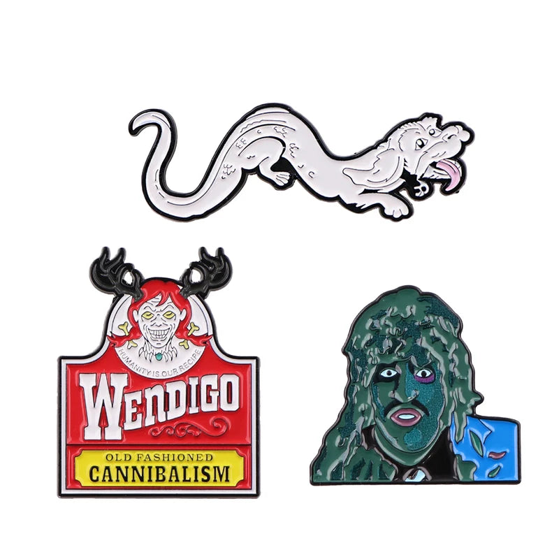 Halloween Brooch Lapel Pins for Men Women Enamel Badge Jewelry Gift