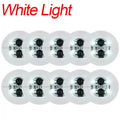 LED Luminous Coaster Sticker Set - Battery Powered Flash Cup Mats for Home Bar Party