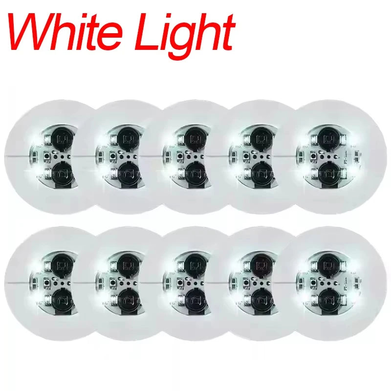 LED Luminous Coaster Sticker Set - Battery Powered Flash Cup Mats for Home Bar Party