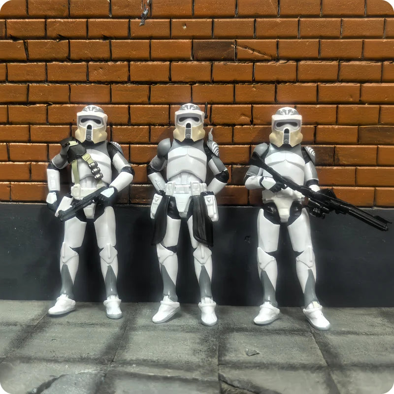 Star Wars 3.75 Inch Action Figures - Troopers, Wolfpack & Airborne Models