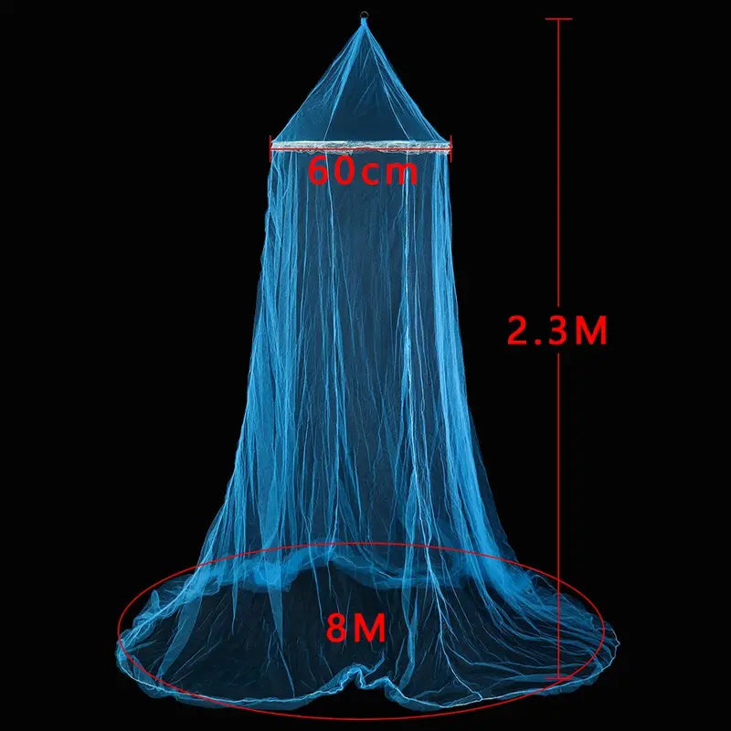 Mosquito Net Bed Canopy for 150cm Beds - Elegant Lace Dome Mesh Protection