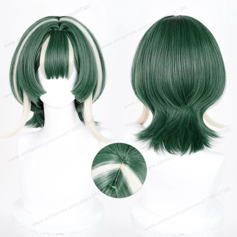 Women’s Cosplay Synthetic Wig 30cm Short Anime Halloween Hair Heat Resistant