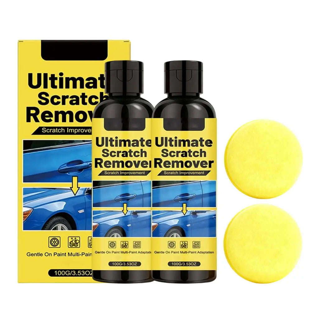 Car Scratch Removal Wax Kit - Deep & Light Scratch Repair with Sponge