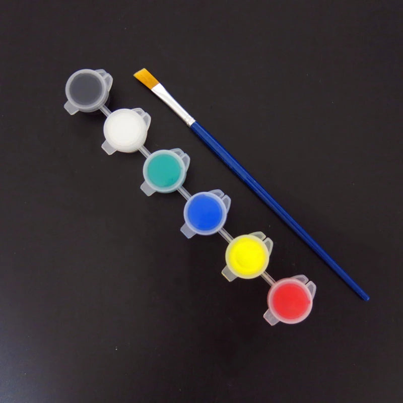 Acrylic & Watercolor Paint Set - 12 Color Pigments for Art & Craft