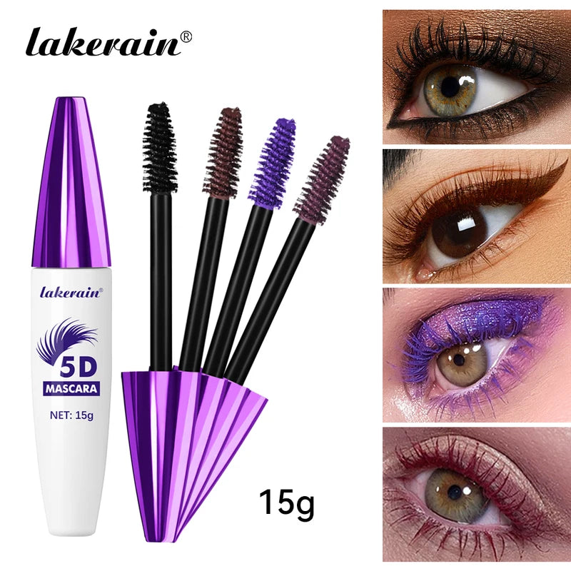 Long-Lasting Waterproof 5D Mascara for Volume & Lengthening - Nourishing Eyelash Makeup