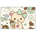 Cute Cartoon Credit Card Skin Stickers - Rilakkuma Matte Card Decorations