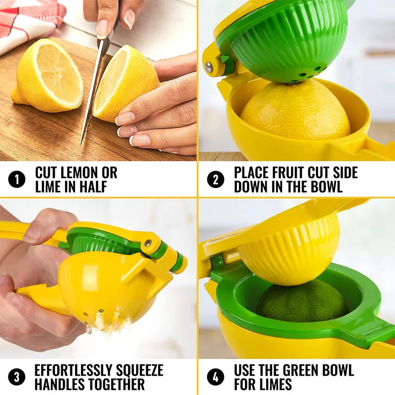 Portable Manual Citrus Juicer for Lemon Lime Orange Fruit Extractor Kitchen Tool