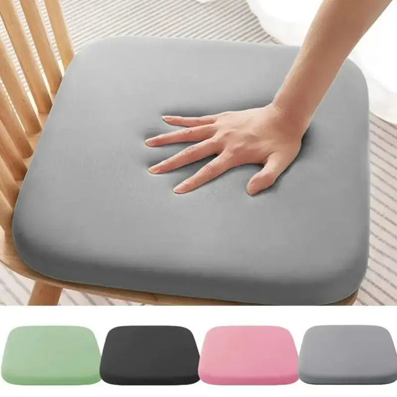 Comfortable Memory Foam Seat Cushion for Office and Car - Thick Breathable Anti-Slip Pad