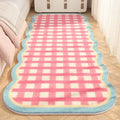 Large Plush Washable Area Rug for Living Room and Bedroom - Soft Non-Slip Floor Mat
