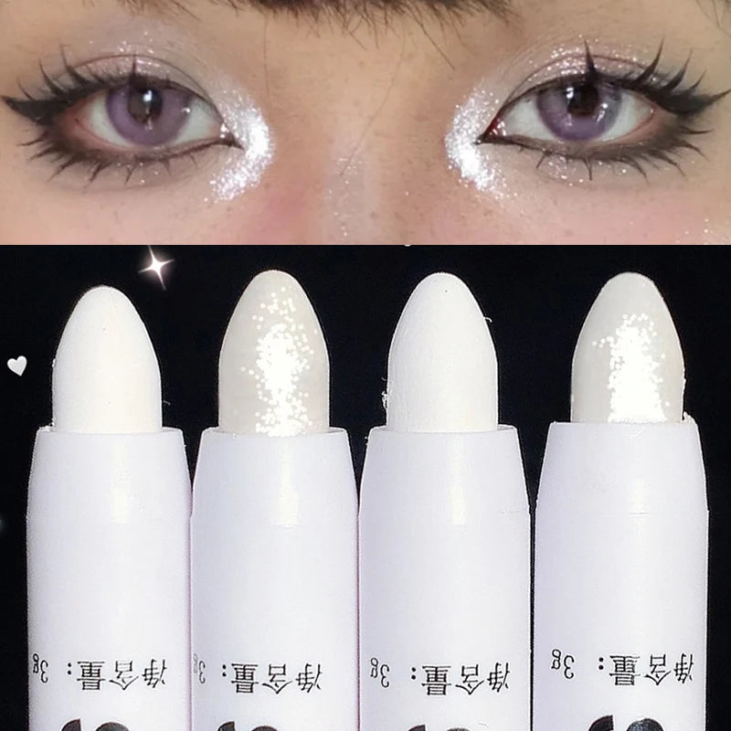 Pearlescent Highlight Stick for Eyes and Face - Dazzling Makeup Highlighter