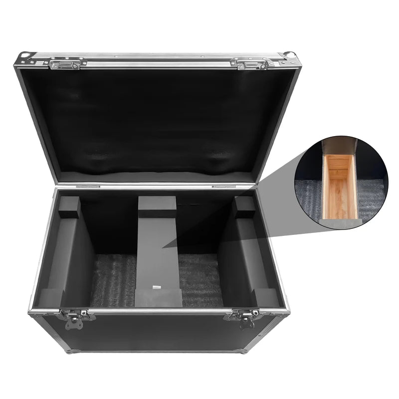 Flight Case for 2x 230W LED Moving Head Lights DJ Stage Lighting Transport Case