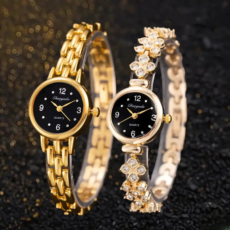 Mystery Watch Gift Box Set - Surprise Luxury Wristwatch with Alloy Band