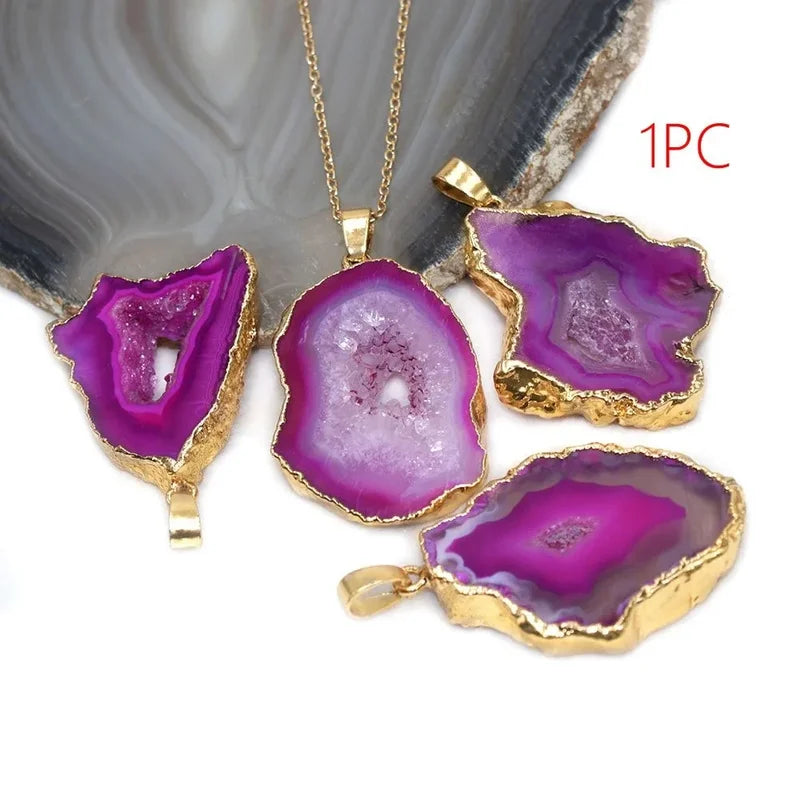 Natural Healing Crystal Quartz Chakra Pendant Necklace for Women