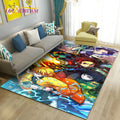 3D Demon Slayer Cartoon Area Rug for Living Room & Kids' Bedroom - Non-slip Large Carpet