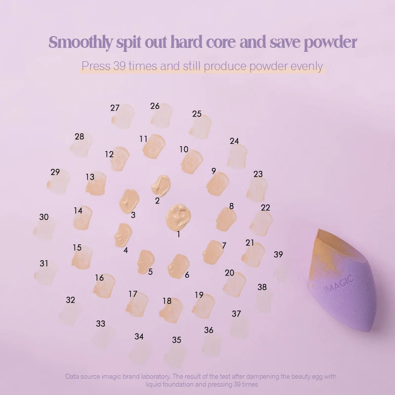 16-Color Makeup Sponge Set for Foundation Powder Wet & Dry Application