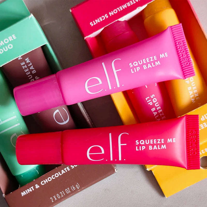 Fruit Flavor Lip Gloss Duo Set - Moisturizing Lip Balm & Gloss Assortment