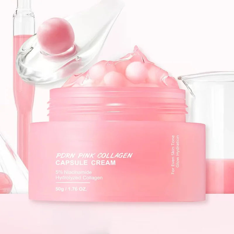 Collagen Face Cream with Hyaluronic Acid Hydrating Moisturizer for Dry Skin