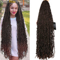 Long Faux Locks Crochet Braids Hair Extensions - Soft Synthetic Locs for Women