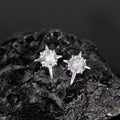 Couple Zircon Star Magnet Ear Clip Earrings for Men Women No Piercing Jewelry