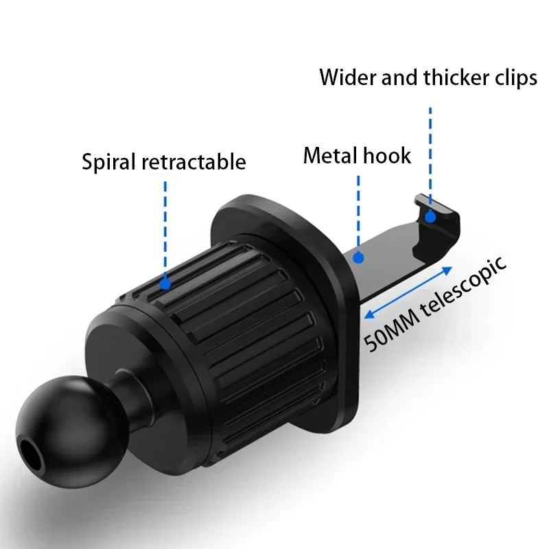 Universal Car Phone Holder Air Vent Clip Support Bracket for Mobile Phones