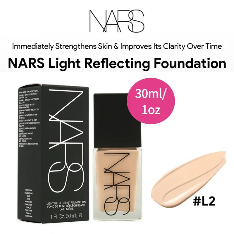 Light Reflecting Foundation 30ml - Natural Glow, Skin Nourishing Makeup