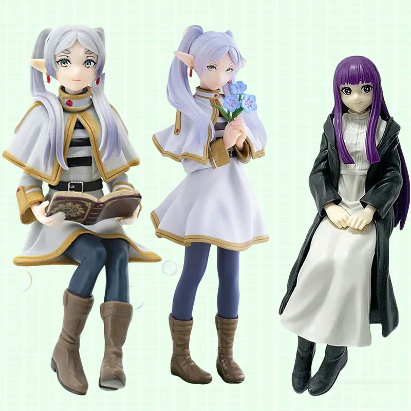 14cm Anime Girl Action Figure - Frieren Beyond Journey's End Noodle Stopper Collectible Model Toy