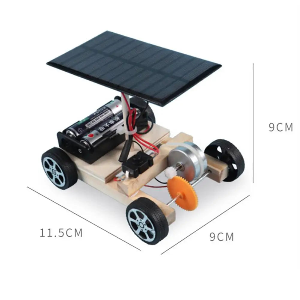 DIY Solar Electric Vehicle Science Kit - Educational Puzzle for Kids 6+