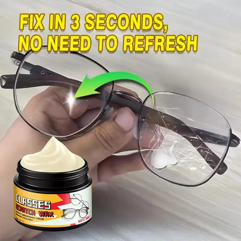 Eyeglass Scratch Remover Gel 30g - Lens & Screen Cleaner & Polisher