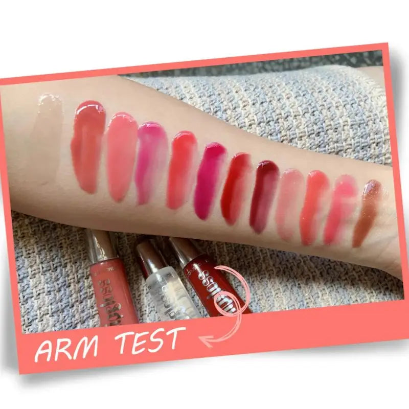 Moisturizing Lip Gloss Oil with Cherry Jelly Finish - Hydrating & Plumping Lip Treatment
