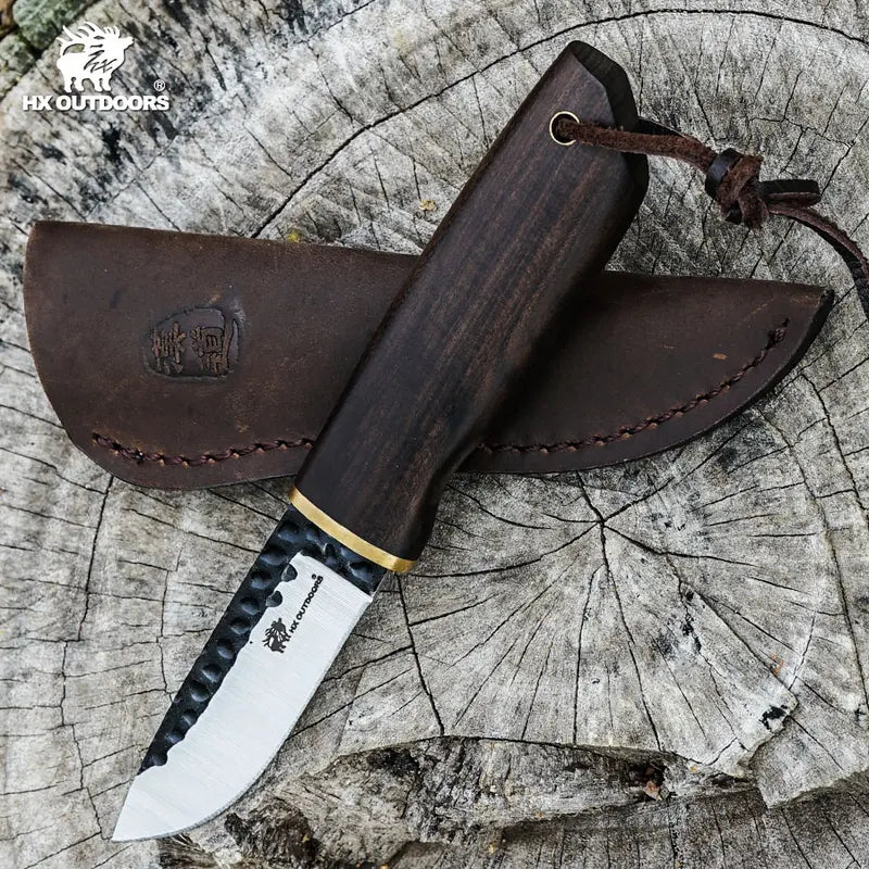 High Carbon Steel Hunting Knife - Outdoor Survival & Camping Tool