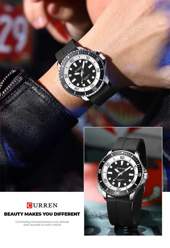 Silicone Clock Hands for Quartz Watches - Waterproof Sport Watch Parts