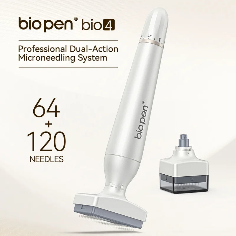 Microneedling Derma Pen 0.25mm with 120 & 64 Needles for Face Body Hair Care