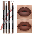 Lip Liner Makeup Duo Waterproof Matte Long-Lasting for Sensitive Skin - Light Beige Tones