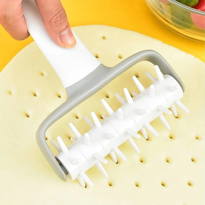 Pizza Dough Roller Needle Punch Baking Tool for Bread & Cookie Dough