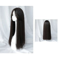 Long Straight Synthetic Wig for Women - Breathable & Comfortable Daily Use