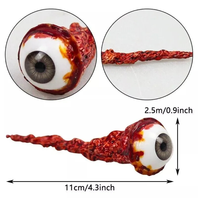 Halloween Latex Fake Eyeballs Horror Bloody Props Party Decoration Set