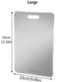 Double Sided Titanium Cutting Board – Food Grade, Rustproof, Food Preparation
